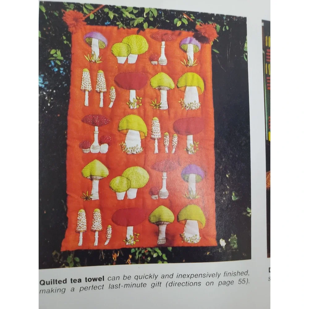 Vintage Sunset Quilting & Patchwork Book 1976 Lane Books DIY Patterns Projects